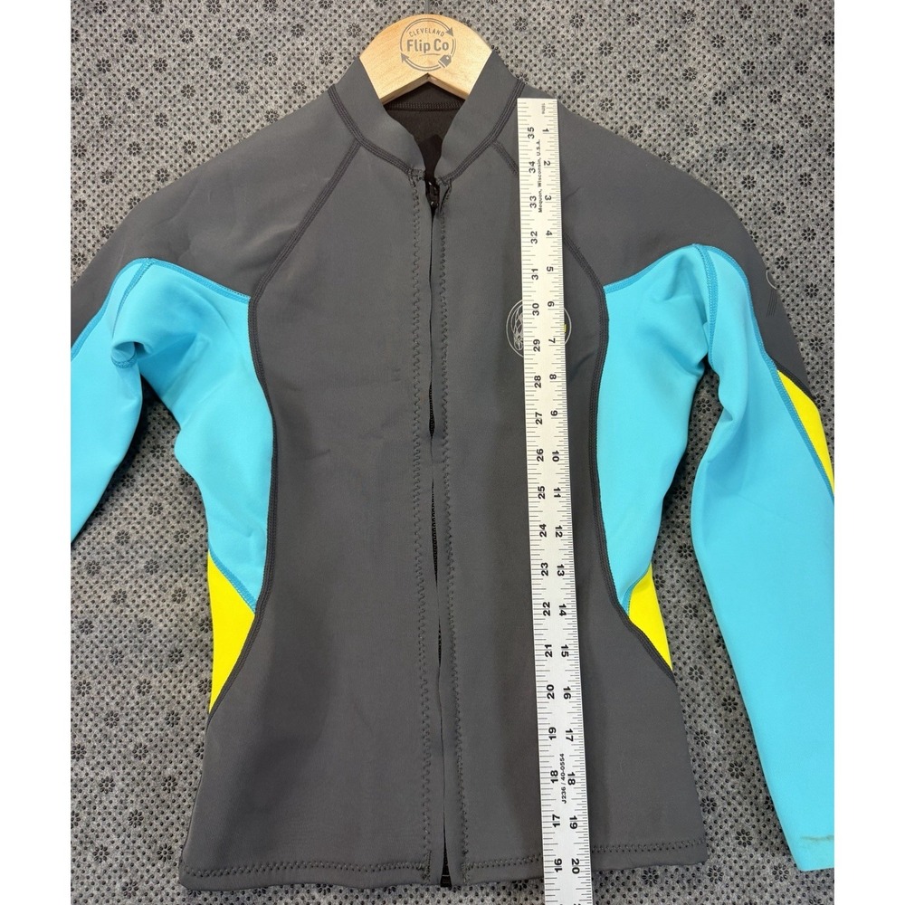 O'Neill Wetsuit Top Women's 8 Bahia 1mm Long Sleeve Rash Guard 1/2 Zip - Picture 5 of 13